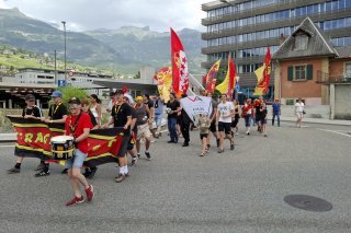 Les fans de hockey en première ligne des heureux du jour, à Sierre